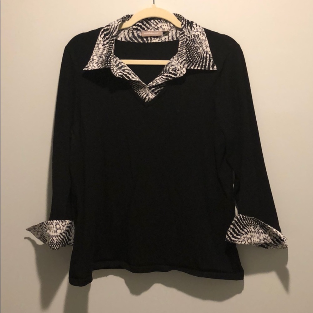 Deep Black Sweater Shirt